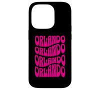 Awesome Orlando Florida Groovy Retro 60s 70s Style Design Case for iPhone 14 Pro