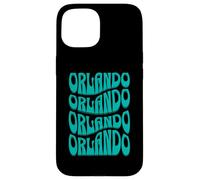 Awesome Orlando Florida Groovy Retro 60s 70s Style Design Case for iPhone 15