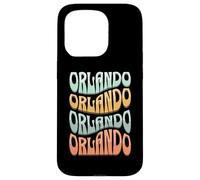 Awesome Orlando Florida Groovy Retro 60s 70s Style Design Case for iPhone 15 Pro