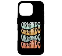 Awesome Orlando Florida Groovy Retro 60s 70s Style Design Case for iPhone 16 Pro