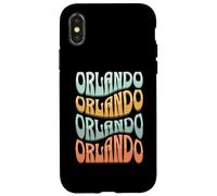 Awesome Orlando Florida Groovy Retro 60s 70s Style Design Case for iPhone X/XS