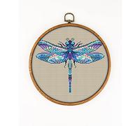 Awesome Pattern Studio Mandala Dragonfly #K113 Embroidery Cross Stitch Kit | Stitching | Funny Animals Cross Stitch World | Needlepoint Kits | Stitch Design | Stitch Patterns…