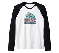 Awesome Peppermint Power Costume Raglan Baseball Tee