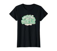 Awesome Philatelist Stamps Postage Enthusiast Collecting Value Graphic T-Shirt