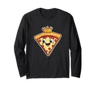 Awesome Pizza with Crown for a Tasty Reign Outfit Long Sleeve T-Shirt