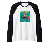 Awesome Portugal Chicken Costume for Portuguese Chicken Fans Raglan Baseball Tee