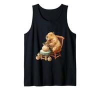 Awesome Pottery Capybara Costume for Animals and Clay Lovers Tank Top