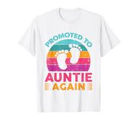 Awesome Promoted To Aunt Again - Auntie Again T-Shirt