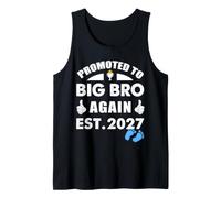 Awesome Promoted to Big Brother Again 2027 It's A Boy 2027 Tank Top