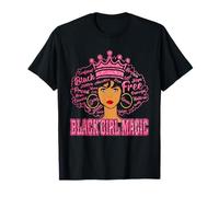 Awesome Proud Black Natural Juneteenth Black Girl Magic T-Shirt
