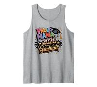 Awesome Proud MOM Senior Graduate Mama Last Day 2026 Sign My Tank Top