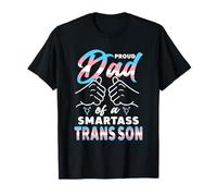 Awesome Proud Trans Dad Pride LGBT Awareness Father's Day T-Shirt