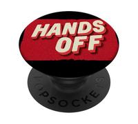 Awesome Red Hands Off Statement Costume PopSockets Adhesive PopGrip