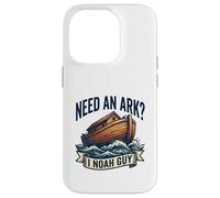 Awesome Religious Joke Noahs Ark Pun Sarcastic Saying Fun Case for iPhone 14 Pro