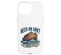 Awesome Religious Joke Noahs Ark Pun Sarcastic Saying Fun Case for iPhone 15