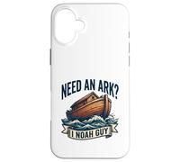 Awesome Religious Joke Noahs Ark Pun Sarcastic Saying Fun Case for iPhone 16 Plus