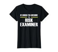 Awesome Risk Examiner Value Graphic T-Shirt, Women, Black, M