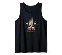 Awesome Rock Fork with Drums Costume Tank Top