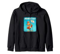 Awesome Rufous Hornero in Argentina Colors for Birds Lovers Zip Hoodie