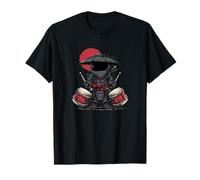Awesome Samurai Drums Costume for Rocking Ninjas Lovers T-Shirt
