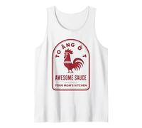 Awesome Sauce Tshirt Rooster Chicken Sauce Men Women Pet Tank Top