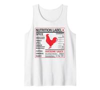 Awesome Sauce Tshirt Rooster Chicken Sauce Men Women Pet Tank Top