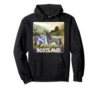 Awesome Scotland Horse Unicorn Graphic Costume Pullover Hoodie