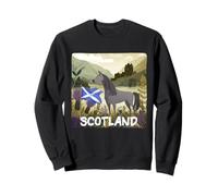 Awesome Scotland Horse Unicorn Graphic Costume Sweatshirt