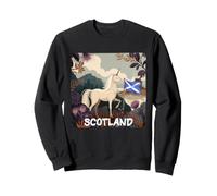 Awesome Scotland Unicorn with Scottish Colors Sweatshirt