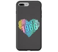 Awesome September 1966 Girl Legendary & Fabulous 60th Heart Case for iPhone 7 Plus/8 Plus