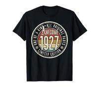 Awesome Since 1927 98th Retro Birthday Celebration Vintage T-Shirt