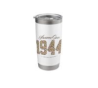 Awesome Since 1944 | Leopard Pattern 82nd Birthday Girls Stainless Steel Insulated Tumbler