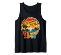 Awesome Since 1948 Vintage Beach Tropical 78th Birthday Tank Top