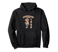 Awesome Since 1966 Funny Bear Gift Idea Nursery Pullover Hoodie