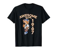 Awesome Since 1967 Funny Bear Gift Idea Nursery T-Shirt