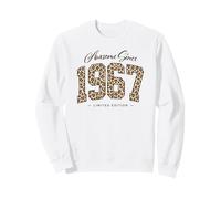 Awesome Since 1967 | Leopard Pattern 59th Birthday Girls Sweatshirt