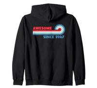 Awesome Since 1967 Zip Hoodie