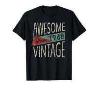 Awesome Since 1968 Man or Woman Retro Vintage Birthday T-Shirt
