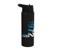 Awesome Since 1972 54th Birthday Stainless Steel Insulated Water Bottle