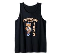 Awesome Since 1972 Funny Bear Gift Idea Nursery Tank Top