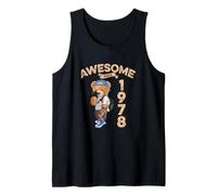 Awesome Since 1978 Funny Bear Gift Idea Nursery Tank Top