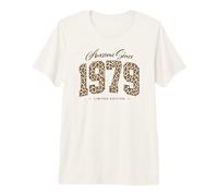 Awesome Since 1979 | Leopard Pattern 47th Birthday Girls Premium T-Shirt