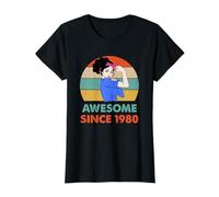 Awesome Since 1980 46 Year Old 46th Birthday Decoration T-Shirt