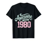 Awesome Since 1980 birthday born 1980 gifts T-Shirt
