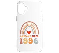 Awesome Since 1996 30th Birthday Boho Rainbow 30 Years Old Case for iPhone 16 Plus