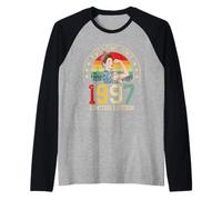 Awesome Since 1997 - Vintage Empowered Women’s 29th Birthday Raglan Baseball Tee