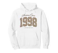 Awesome Since 1998 | Leopard Pattern 28th Birthday Girls Pullover Hoodie
