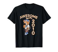 Awesome Since 2010 Funny Bear Gift Idea Nursery T-Shirt