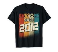 Awesome since 2012 13 yo Retro 13th Birthday Boy T-Shirt