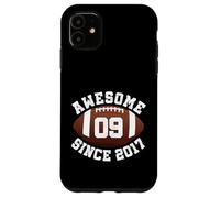 Awesome Since 2017 9th Birthday Boy Son American Football Case for iPhone 11